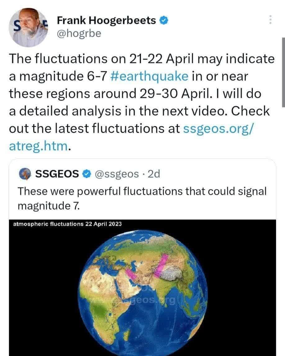 توئیت جنجالی در مورد پیش‌بینی زلزله در غرب ایران/ رد موضوع توسط پژوهشگران