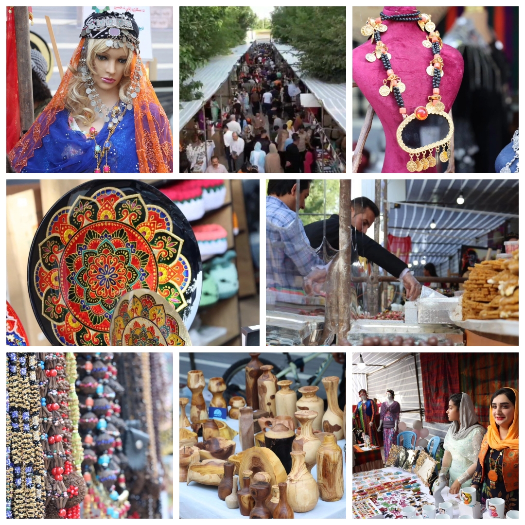 برپایی نمایشگاه صنایع دستی و محصولات خانگی زنان کارآفرین سقز