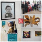 برپایی نمایشگاه نقاشی هنرمندان ژیار در کانون «نیکا» + تصاویر